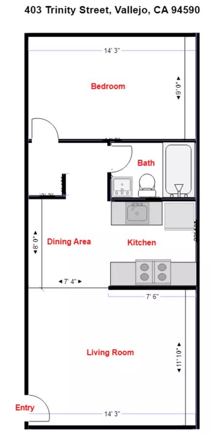 403 Trinity St Vallejo, CA 94590